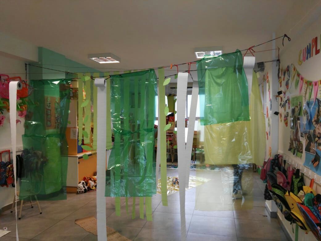 Escenario lúdico de sala de dos turno tarde: LOS ANIMALES – INSTITUTO